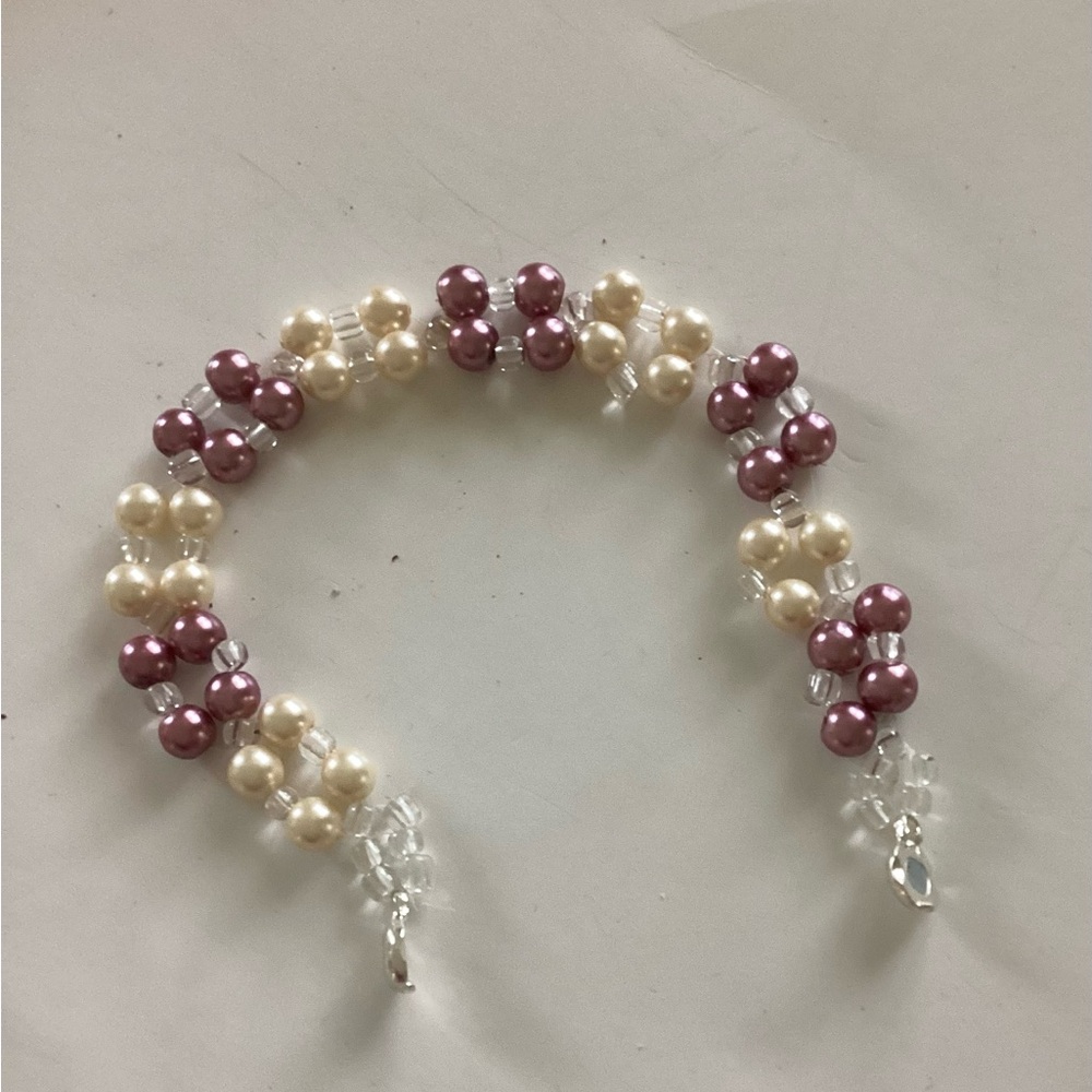 Elegant Pearl Beaded Bracelet